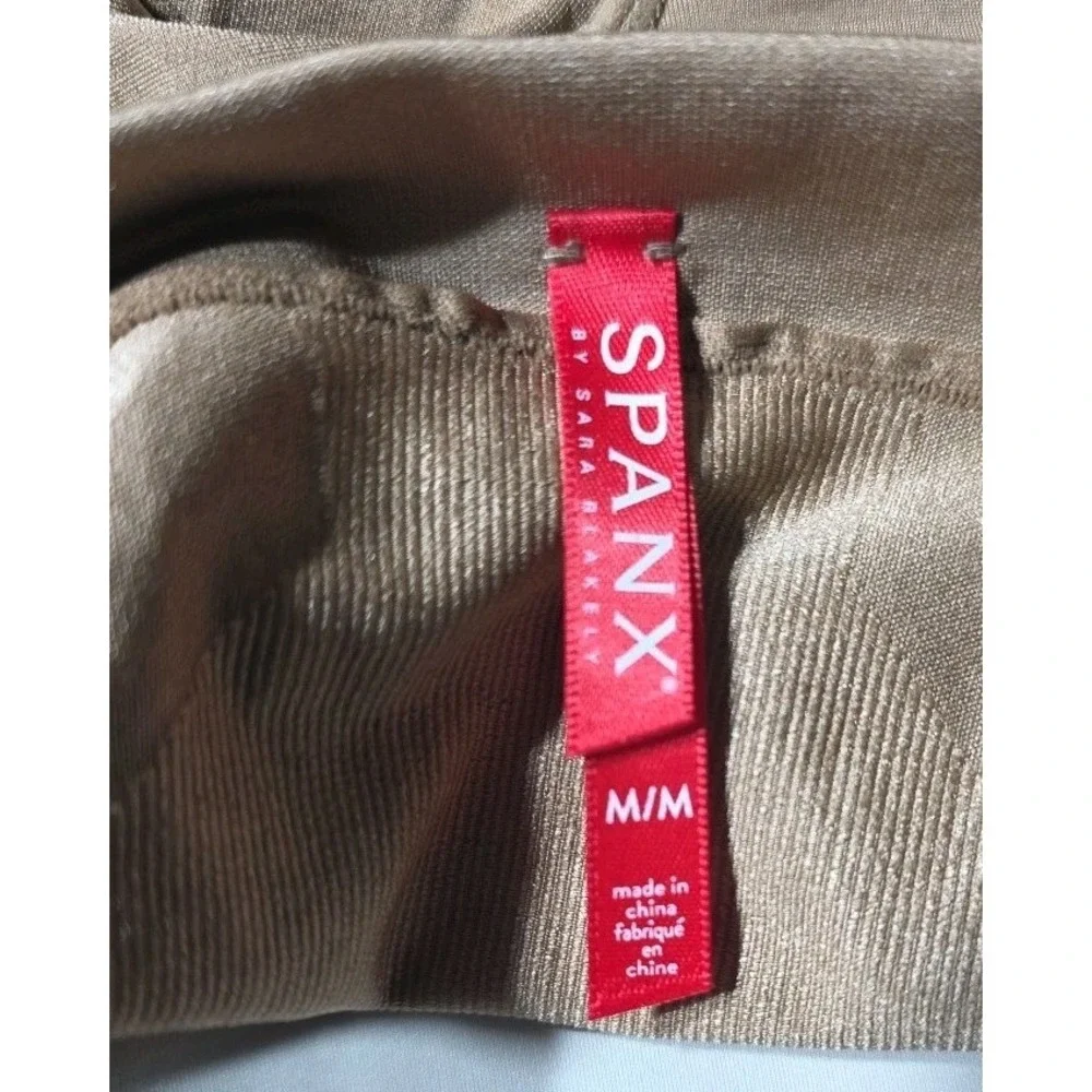 Spanx By Sara Blakely Womens Mid-Thigh‎ Short Size M Dark Soft Nude Shapewear